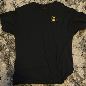 Black GOAT tee (large)